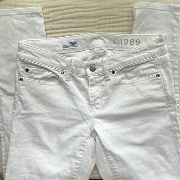 *NEW*Gap Always Skinny White Jeans, 26/2r - Picture 4 of 4